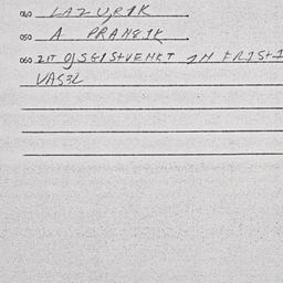 Eastern questionnaire, answ...