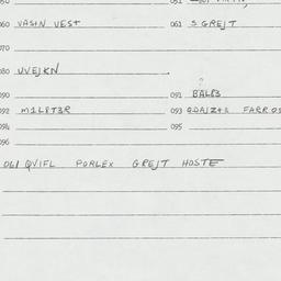 Eastern questionnaire, answ...