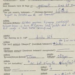 Western questionnaire, answ...