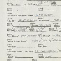 Western questionnaire, answ...