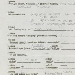 Western questionnaire, answ...