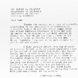 Letter from Charles Dollard...