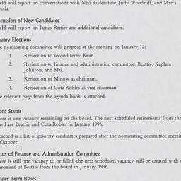 Nominating Committee