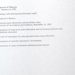 Meeting of the Finance and ...