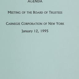 Meeting of the Board of Tru...