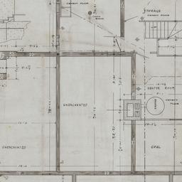 Basement, foundation plan