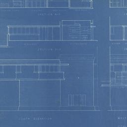 Apartment plan, sections, e...