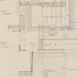 Entry detail, plan, elevati...