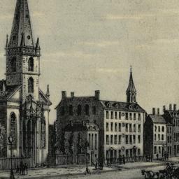 View of Broadway 1861. Trin...