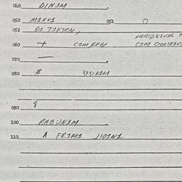 Eastern questionnaire, answ...