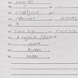 Eastern questionnaire, answ...