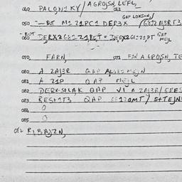 Eastern questionnaire, answ...