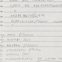 Eastern questionnaire, answ...