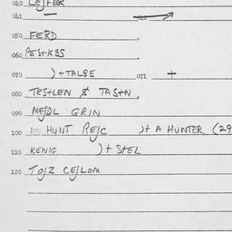 Eastern questionnaire, answ...