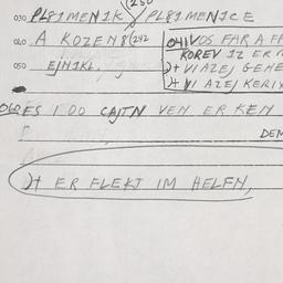 Eastern questionnaire, answ...