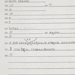 Eastern questionnaire, answ...