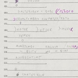 Eastern questionnaire, answ...
