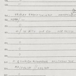 Eastern questionnaire, answ...