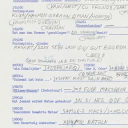 Western questionnaire, answ...