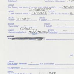 Western questionnaire, answ...