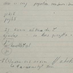Eastern questionnaire, blue...