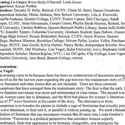 Minutes, 2004-02-23. Women ...