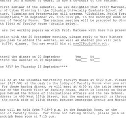 Announcements, 2004-09-20. ...