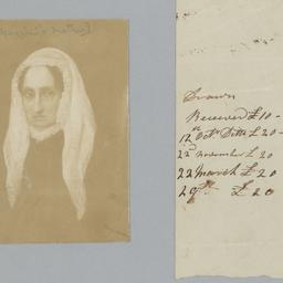 Two Items: Portrait Inscrib...