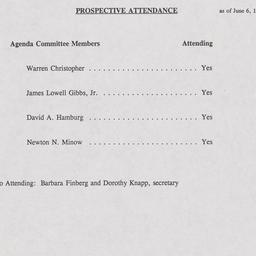 Agenda Committee
