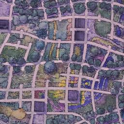 Site plan, detail.