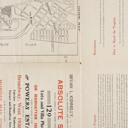 [Map of the area bounded by...