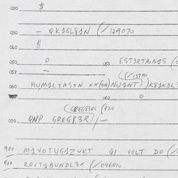 Eastern questionnaire, answ...