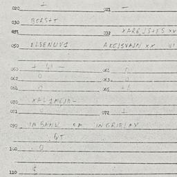 Eastern questionnaire, answ...