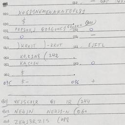 Eastern questionnaire, answ...