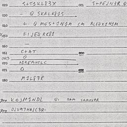 Eastern questionnaire, answ...