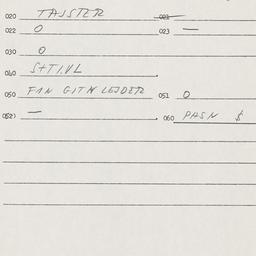 Eastern questionnaire, answ...