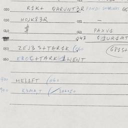 Eastern questionnaire, answ...