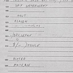 Eastern questionnaire, answ...