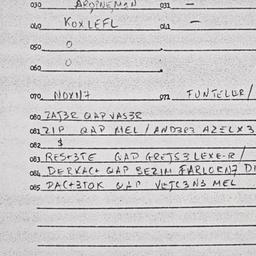 Eastern questionnaire, answ...