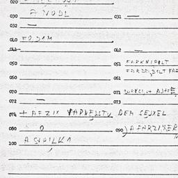 Eastern questionnaire, answ...