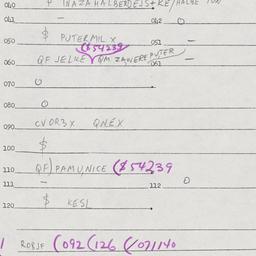 Eastern questionnaire, answ...