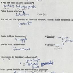 Western questionnaire, answ...