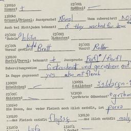 Western questionnaire, answ...