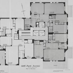 605 Park Avenue, Plan Of 18...