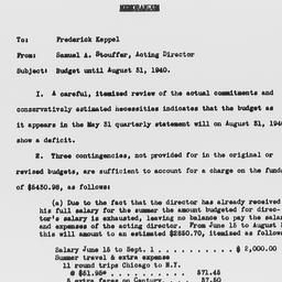 Memorandum from Samuel A. S...
