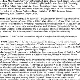 Minutes, 2003-09-29. Women ...