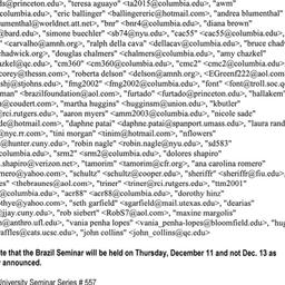Announcements, 2003-12-11. ...