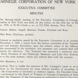 Executive Committee Meeting