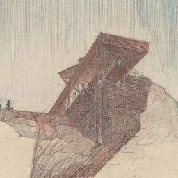 View from below, moonlight