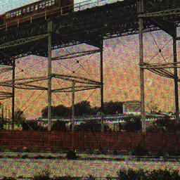 Elevated R.R. Curve at 110t...